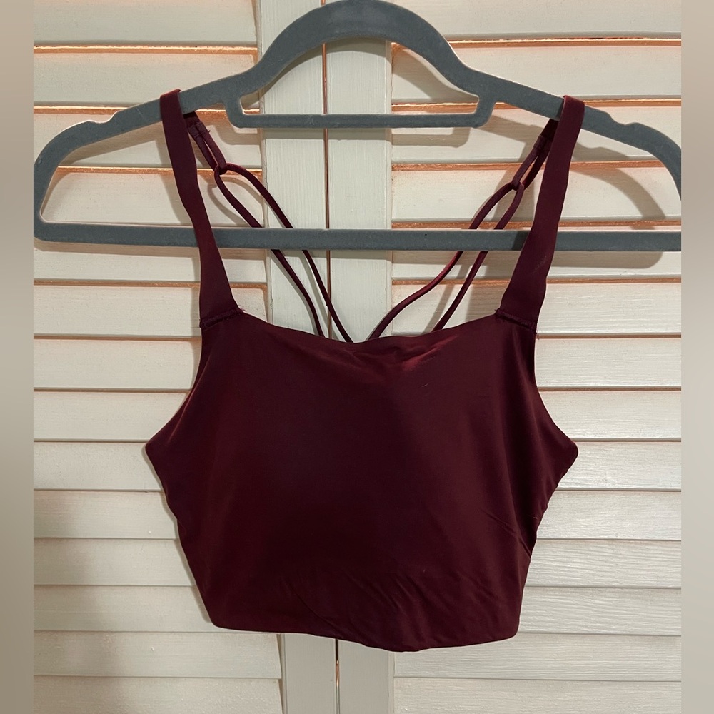 Nike Maroon Sports Bra